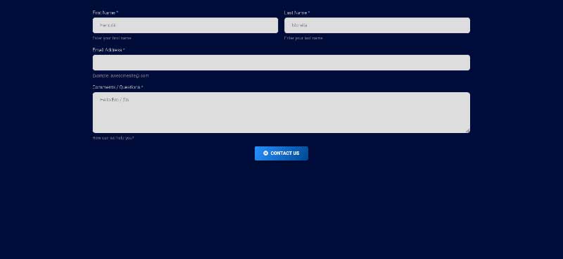 Form - Block - Contact Us